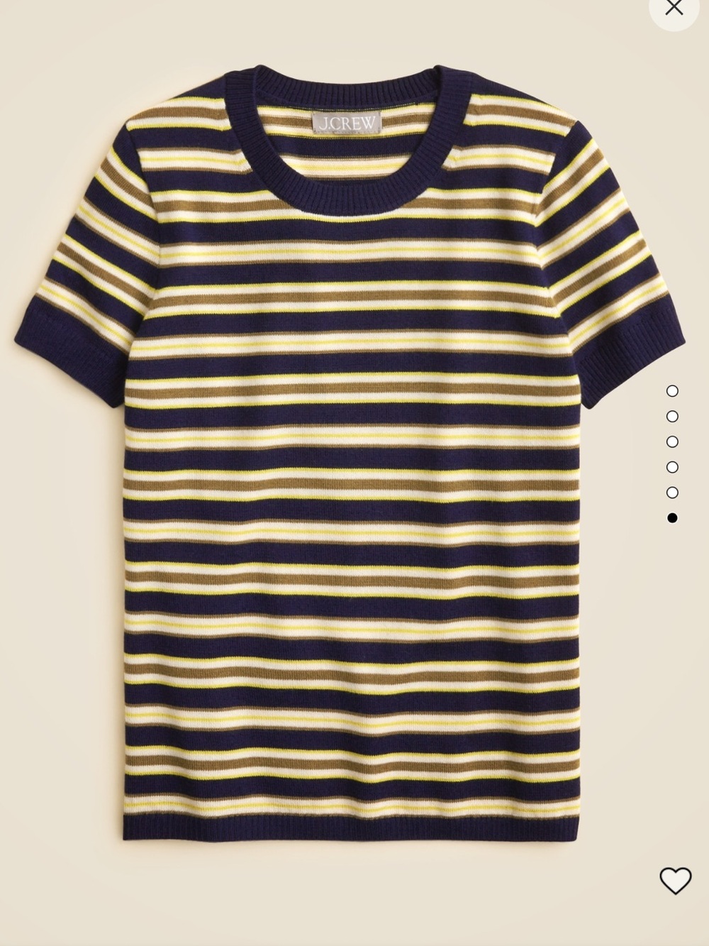 J. Crew short sleeve Merino Wool Sweater Tee